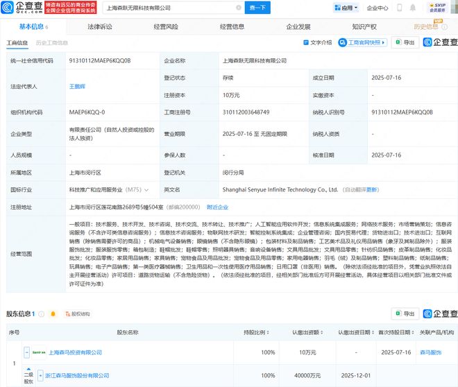 森馬服飾雙管齊下，科技公司布局AI與營(yíng)銷(xiāo)新賽道